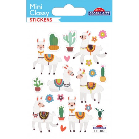 Lamas et cactus - Stickers - Mini Classy