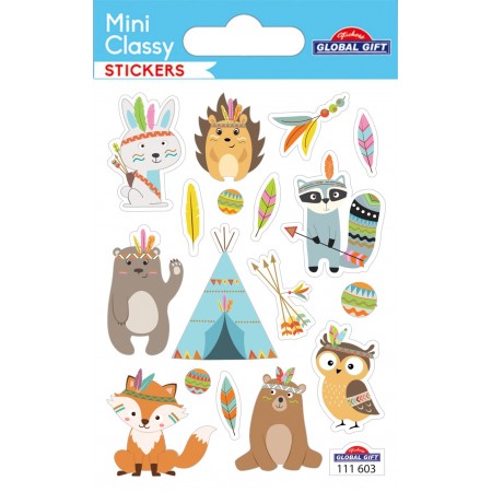 Animaux indiens - Stickers - Mini Classy