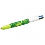 BIC 4 Couleurs Velours jungle motif feuilles tropicales