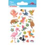 Animaux tropicaux - Stickers Mini Classy