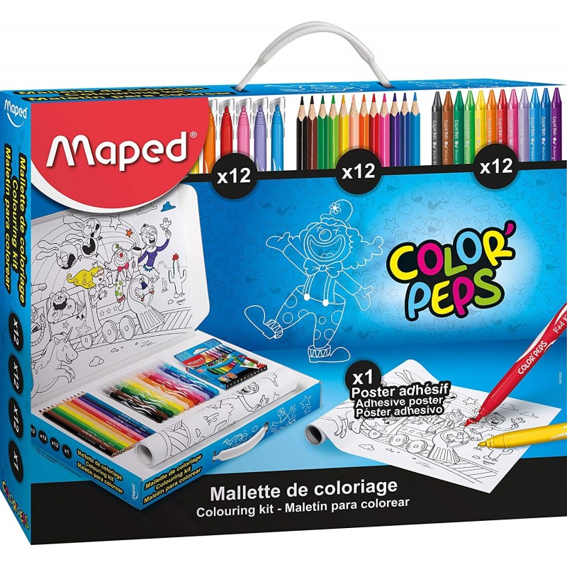 Kit de coloriage 100 pieces colorpeps