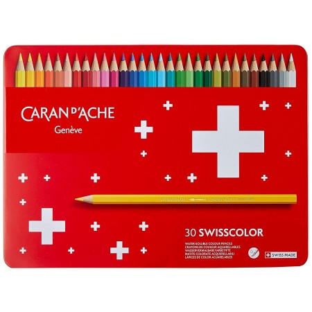 Boîte 30 Couleurs Swisscolor CARAN D'ACHE