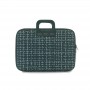 Malette bombata tweed vinyle 15" Verte