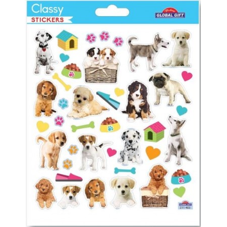 Chiens - Stickers Classy