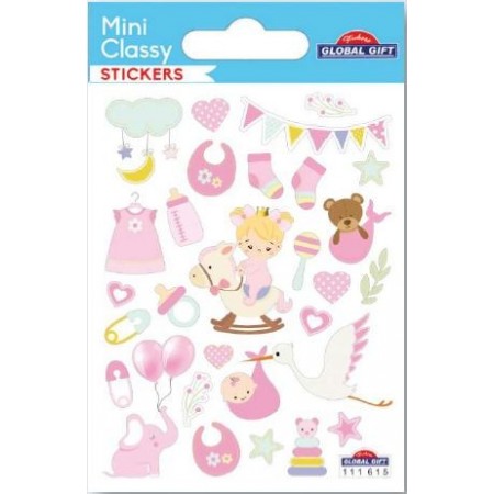 Bébé fille - Stickers - Mini Classy