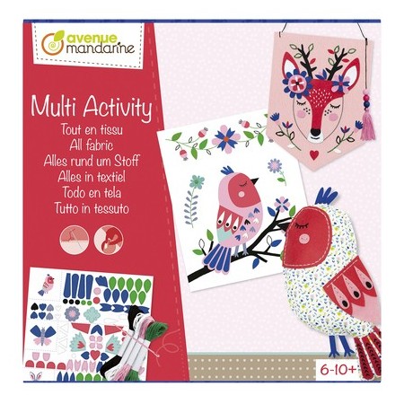 Coffret créatif, Multi Activity, Tout en tissu