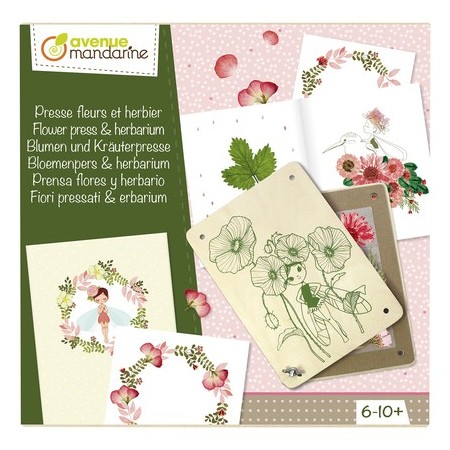 Coffret créatif, Presse fleurs et herbier