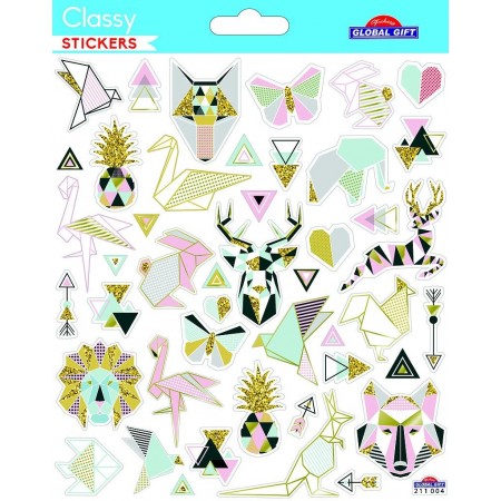 Animaux origamis - Stickers Classy