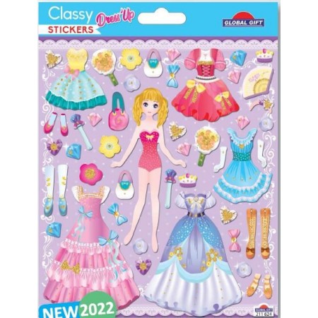 Fille Dress'Up - Stickers Classy