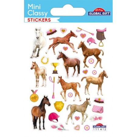 Chevaux - Stickers Mini Classy