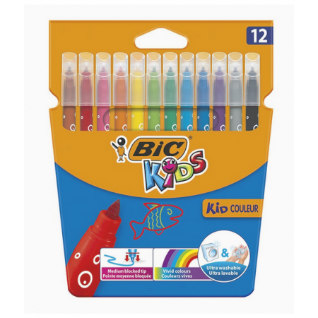 BIC Feutres Kids Couleur medium par 12