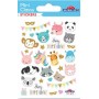 Anniversaire et animaux - Stickers Mini Classy