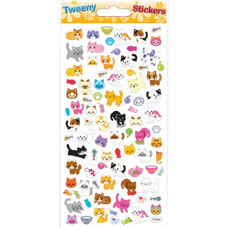 Chats de toute les couleurs - Stickers Tweeny