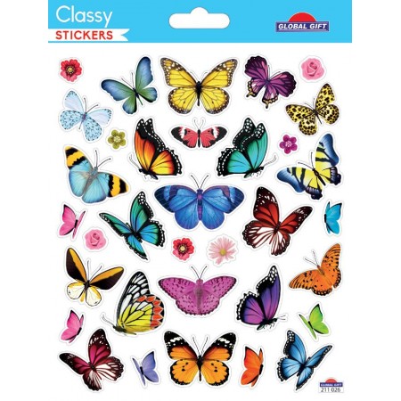 Papillons - Stickers Classy - Global Gift