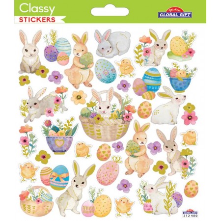 Lapin de pâque - Stickers Classy