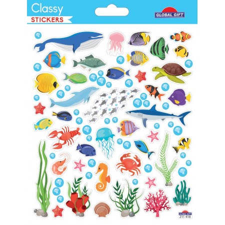 Animaux de la mer stickers - Stickers Classy