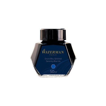 WATERMAN Flacon d'encre, contenu: 50 ml, bleu sérénité