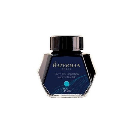 WATERMAN Flacon d'encre, contenu: 50 ml, bleu inspiration