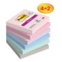 Post-it Bloc-note adhésif Super Sticky Notes, 76 x 76 mm - 4+2 gratuits