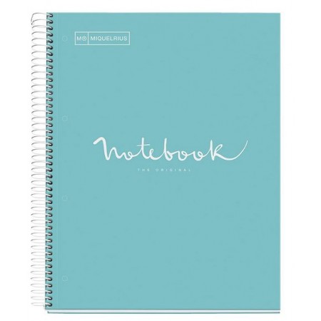 Notebook 1 Emotions A4 90g - 5x5 - Bleu Clair Miquelrius