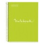 Notebook 1 Emotions A4 90g - 5x5 - Lime Miquelrius