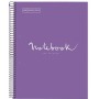 Notebook 1 Emotions A4 90g - 5x5 - Violet Miquelrius