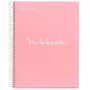 Notebook 1 Emotions A4 90g - 5x5 - Rose Miquelrius