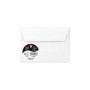 Paquet de 5 enveloppes Pollen 114x162mm 120g/m2 - Blanc irisé