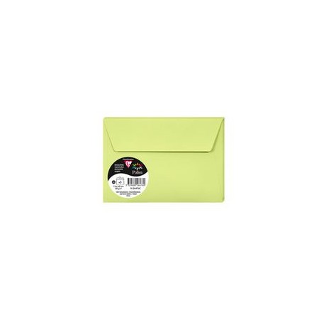 Paquet de 5 enveloppes Pollen 114x162mm 120g/m2 - Vert bourgeon