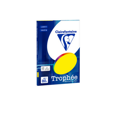 PPP TROPHEE A4 80G RAM 100F C.10 - Assorties Intensives