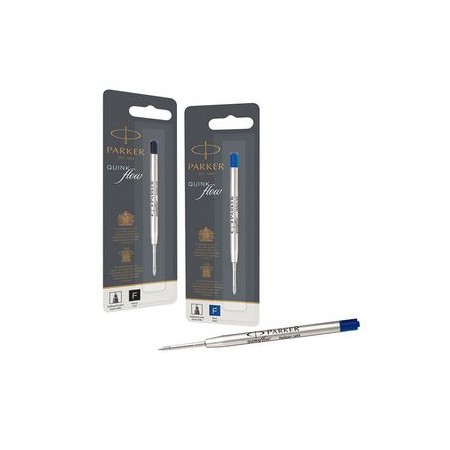 PARKER Recharge pour stylo QUINKflow, M, blister, noir