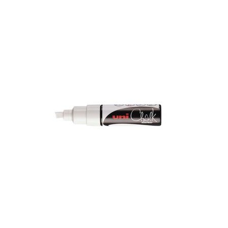 CHALK Marker craie - pointe large 8 mm - Blanc - UNI