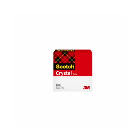 Ruban Scotch® Crystal, 19 mm x 33 m, 1 rouleau/paquet