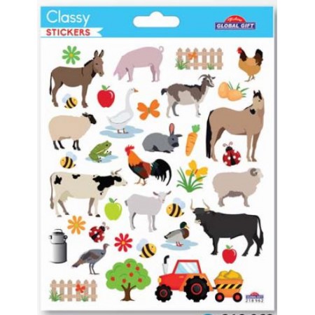 Animaux de la ferme - Stickers Classy