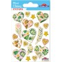 Coeurs tropicales - Stickers Mini Classy