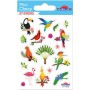 Oiseaux tropicaux - Stickers Mini Classy