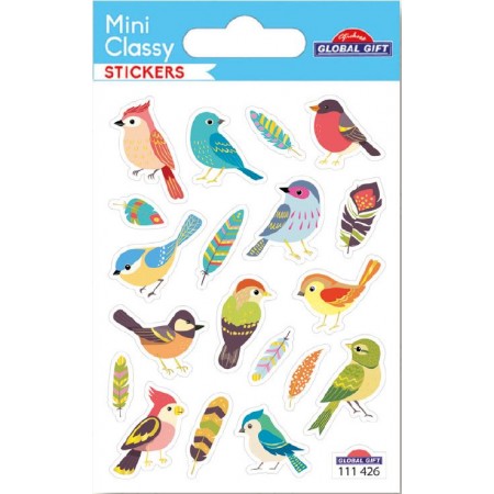 Oiseaux - Stickers Mini Classy