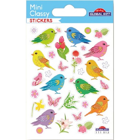 Oiseaux - Stickers Mini Classy