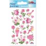 Roses et oiseaux - Stickers Mini Sweet