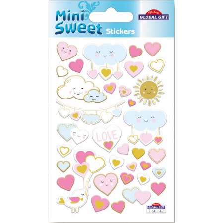 Coeur et nuage - Stickers Mini Sweet