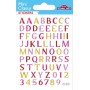 Chiffres et lettres paillettes - Stickers Mini Classy