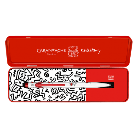 Stylo Bille 849™ KEITH HARING Blanc - Édition Spéciale