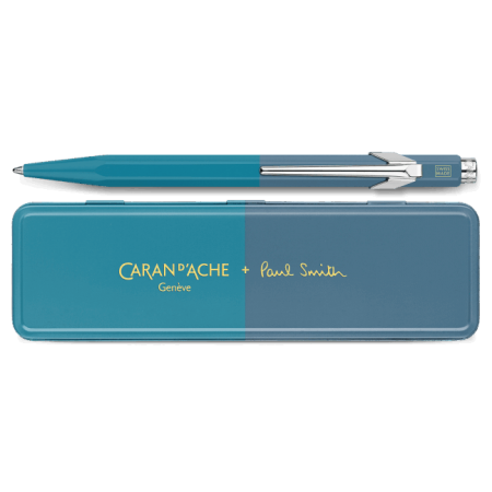 Stylo Bille 849™ PAUL SMITH Cyan Blue & Steel Blue Édition Spéciale