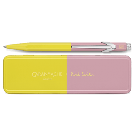 Stylo Bille 849™ PAUL SMITH Chartreuse Yellow & Rose Pink Édition Spéciale