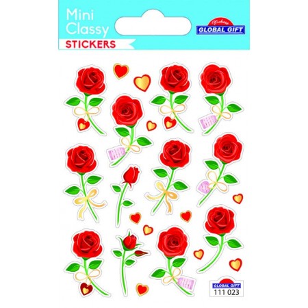 Roses - Stickers Mini Classy - Global Gift