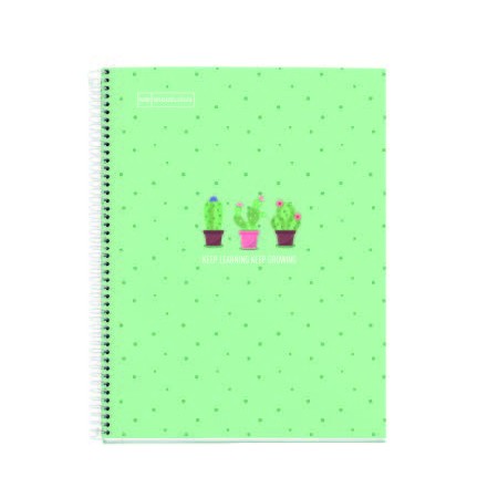 Notebook CACTUS MENTHE  A4 90g - 5x5 - Miquelrius