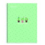 Notebook CACTUS MENTHE  A4 90g - 5x5 - Miquelrius