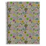 Notebook ECO DESIGN A4 80g - 5x5 -ECO FLOWERS Miquelrius