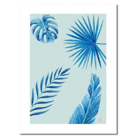 Poster plantes tropicales - 30 x 40 cm