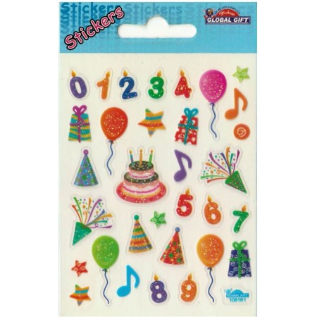 Anniversaires - Mini Classy - stickers